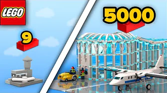 LEGO Airports From 9 to 5,000 Parts | Comparison