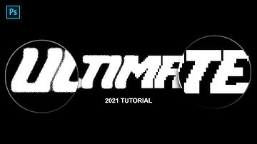 Ink Bleed & Pixellated Text Effect Tutorial | Indonesia 2021