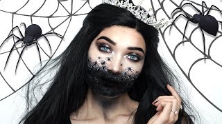 SPIDER QUEEN HALLOWEEN MAKEUP TUTORIAL 🕷️