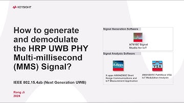 How to generate and demodulate HRP UWB MMS signal defined in 802.15.4ab