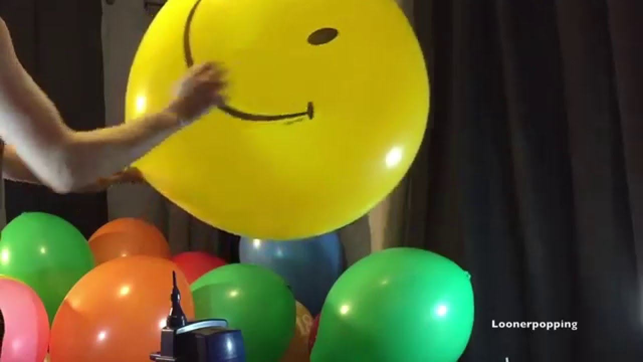 S16 4 Blowing up punchball and bigger balloon for session 16th (no pop) YouTube