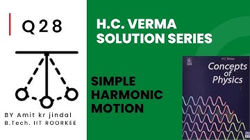 H C VERMA SOLUTIONS|| SIMPLE HARMONIC MOTION (SHM) || Q 28 ||EXERCISE ||PHYSICS||IIT JEE||NEET|| hcv