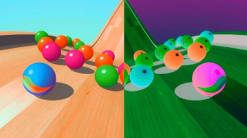Marble Run vs Reverse  gameplay ball Colour Run walkthrough , iOS Android New Update ( part : 1718 )