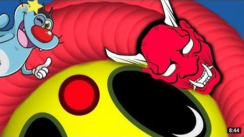 wormate.io / Snake game / Giant Worms killing Stoped Worm / oggy and Jack