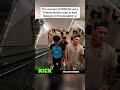 The moment GYMSKIN and a Primark worker tried to look massive on the escalator 😭 #gymskin #primark