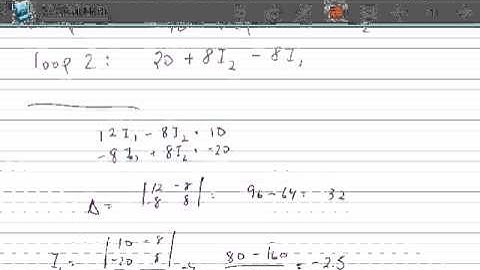 Dc circuit mesh Analysis