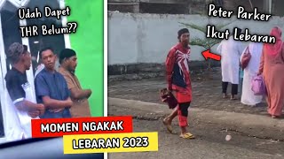 Bukannya Sholat Yang Bener Malah Ngobrol..!! Momen NGAKAK Lebaran 2024