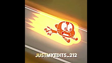 Gumball in Fire ?!.. #aura #gumball #trolledit #dalimsharma