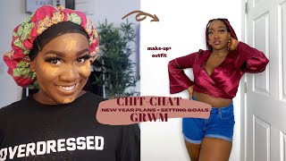 CHIT-CHAT/GET READY WITH ME : setting goals for 2021 + lessons learn.  #GRWM #CCGRWM #chitchat