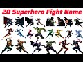 सुपरहीरो की लड़ाई Superhero Fight Name english vocabulary learning for kids Superhero Video For Kids