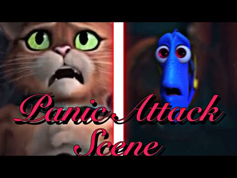 Puss In Boots The Last Wish vs Finding Dory Panic Attack Scene