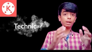 How To Create smoke text reveal Animation intro in Kinemaster | Technical Epuchotay