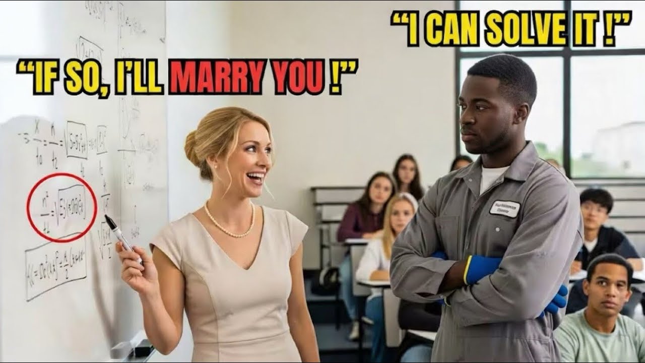 “Solve This Equation And I’ll Marry You” Professor Laughed