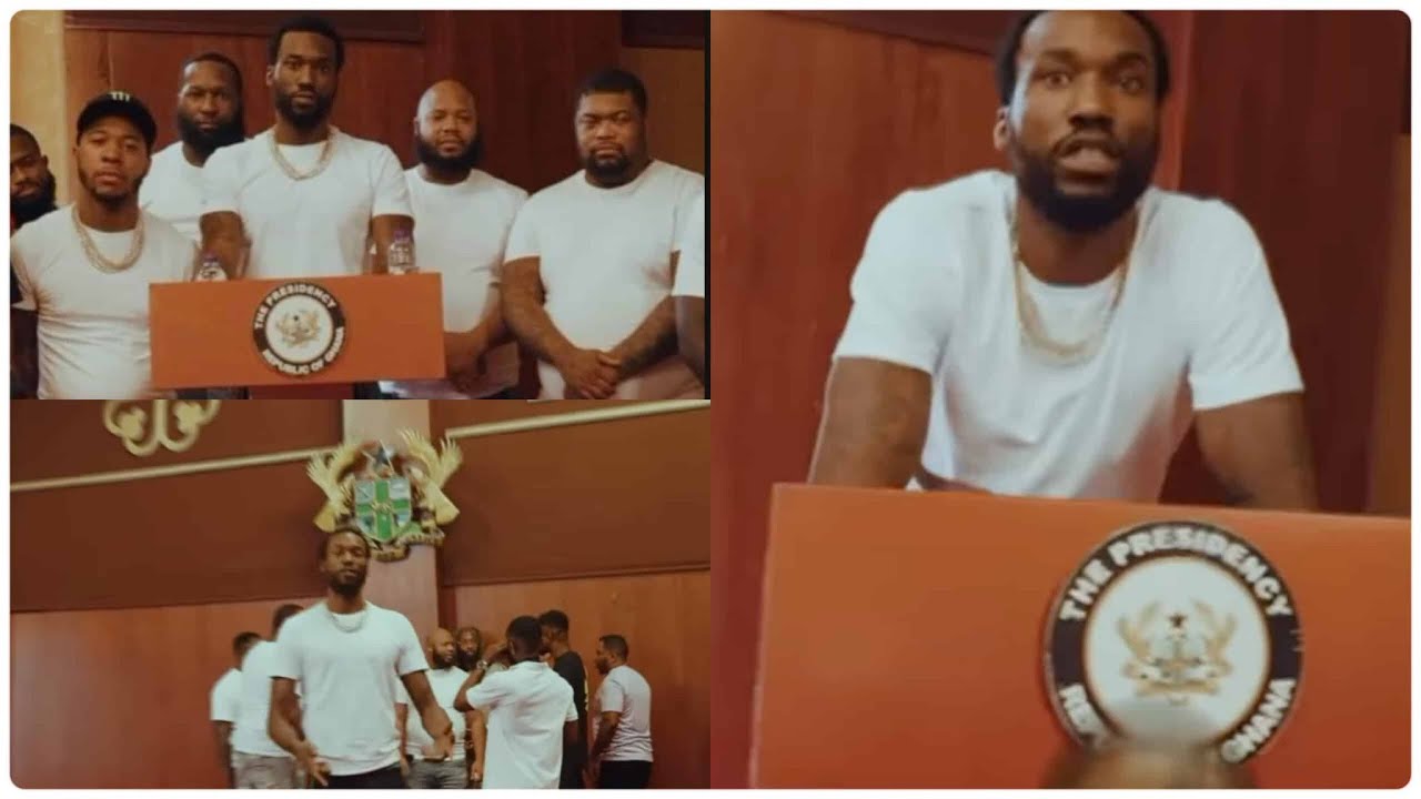 Meek Mill apologises for filming a video in Ghana's presidential palace -  BBC News