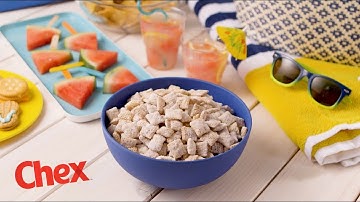 How To | Blueberry-Lemon Muddy Buddies - Pool Party