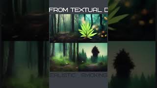 Ai Generates - Smoking Weed In The Woods Realistic