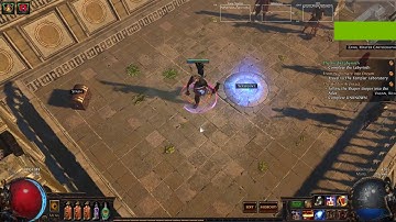 Path of Exile "glitchy" hideout floor.