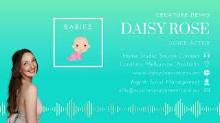 Daisy Rose Creature Demo 2022 by Daisy Does Voices 222 views 1 year ago 1 minute, 11 seconds