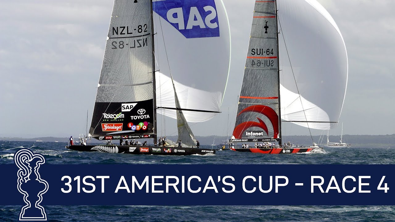 ⁣31st America's Cup Race 4 SUI vs. NZL | AMERICA'S CUP
