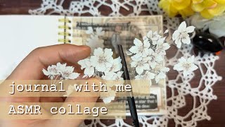 ASMR｜桜咲くコラージュ｜journaling｜scrapbooking