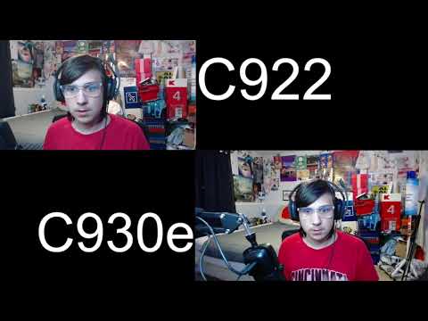 Logitech C922 VS Logitech C930e - Webcam Quality Comparison