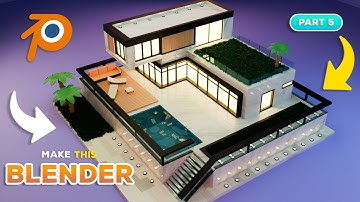 Modeling a isometric House in Blender ( Super easy and Fast ) Part 5