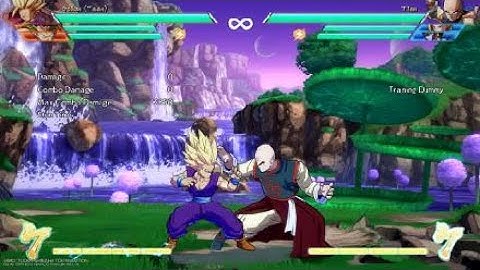 DRAGON BALL FighterZ - Training mode block settings