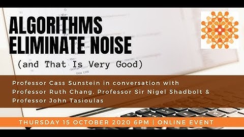 Algorithms Eliminate Noise and That Is Very Good