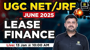 Lease Finance   | Paper 2 Commerce  | UGC NET JRF June 2025 | By Yogesh Sir