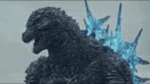 Godzilla minus one stopmotion and atomic breath test