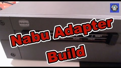 How to Building a NABU Computer Network Adapter Cable