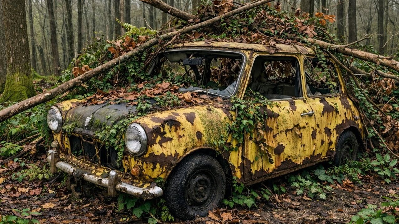 ASMR Car Restoration: British Leyland Mini 1000 Mark IV | Full Transformation 🥳 |