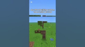 U can build this custom tree #minecraft #shortsviral #timelapse #fyp