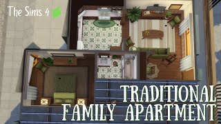 Traditional Family Apartment | The Sims 4 Speed Build |