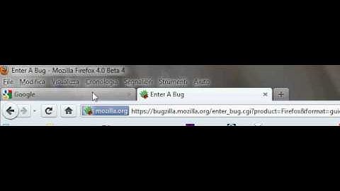 Mozilla Firefox 4 Beta 4 Tab Bug