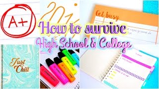 This was highly requested! how to survive high school. college and
university. tips, tricks hacks on organization h...