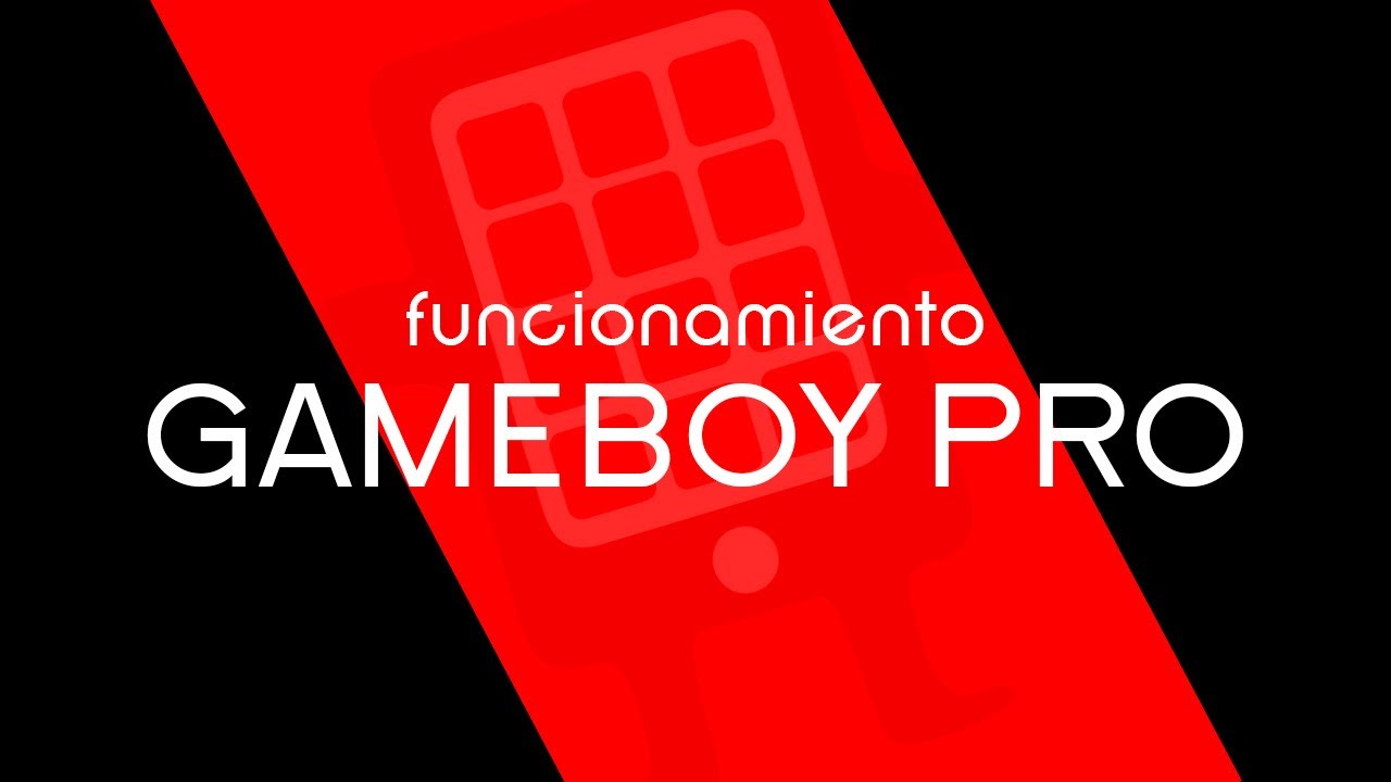 Tutorial Gameboy Pro - YouTube