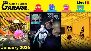 Game Builder Garage - Community Showcase Stream! - January 2026 | Live!