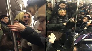 Woman charged in apparent violent, racist tirade on D train