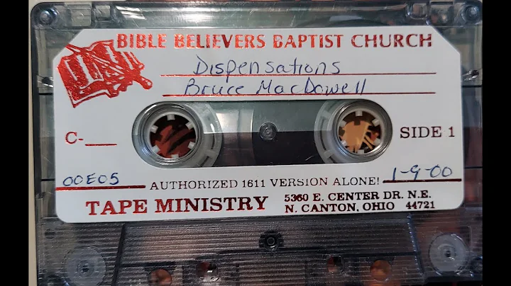 Bruce Macdowell: Dispensations