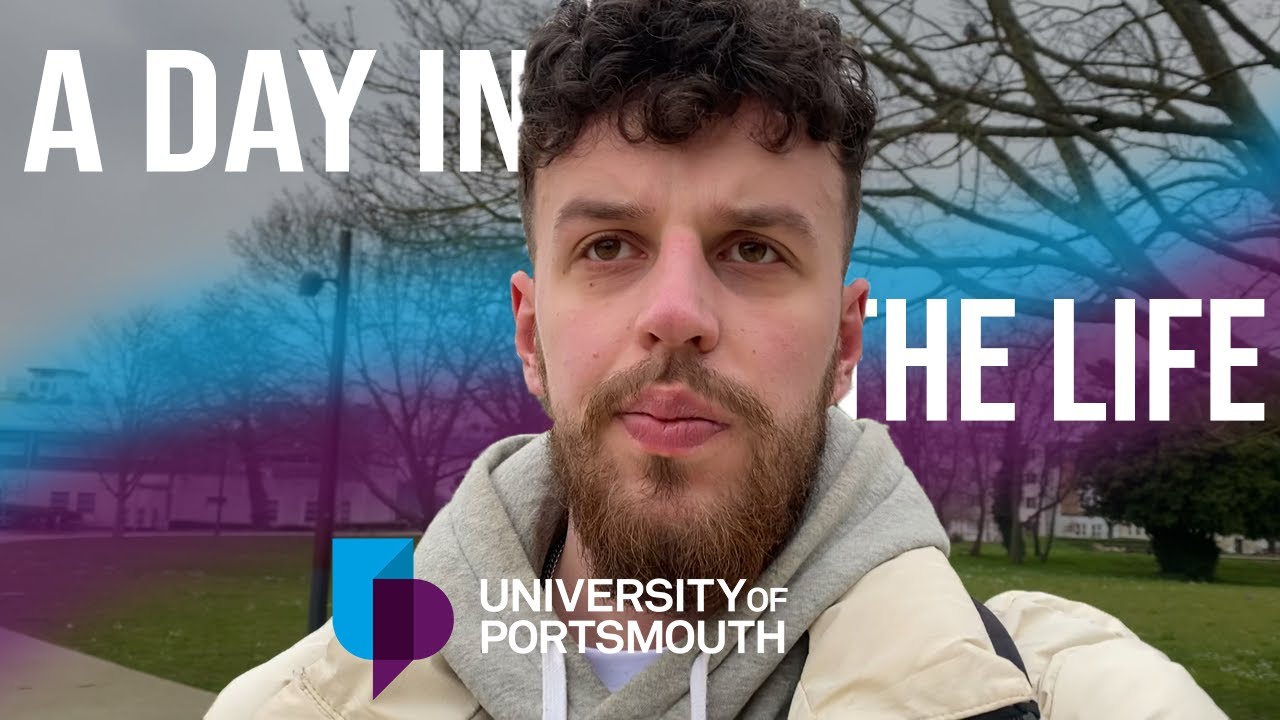 A day in the life of a University of Portsmouth student! Take a tour of Portsmouth!