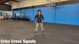 Criss Cross Squats