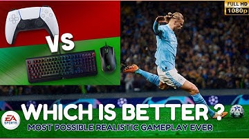PLAY FIFA24 WITH KEYBOARD? FC24 | FULL 1080HD GAMEPLAY PLEASE SUBSCRIBE❤️#FIFAONKEYBOARD