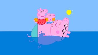 Peppa Pig in Hindi - Samudr Tat - हिंदी Kahaniya - Hindi Cartoons for Kids