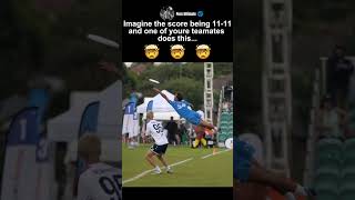 Imagine the pressure  😮😮 #usa #ultimatefrisbee #usaultimate