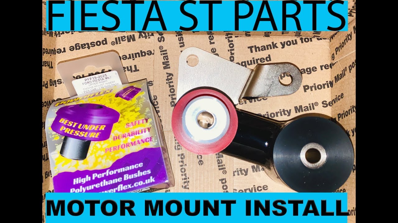 HOW TO INSTALL REAR MOTOR MOUNT AND UPPER MOTOR MOUNT/ FIESTA ST