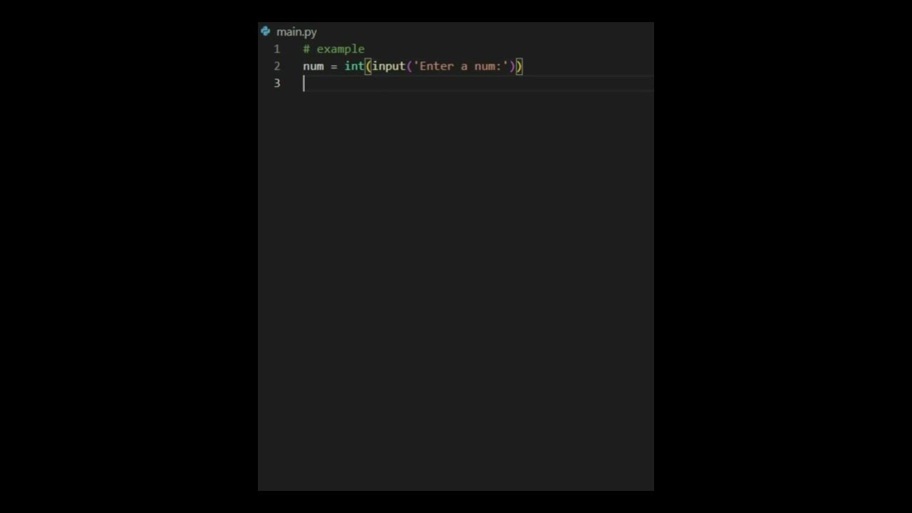 python for beginners, int(input()) function, how to take user input as ...
