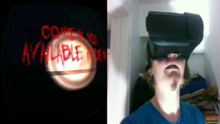 Idiot spins in circles. The Evil VR horror house demo (facecam) screenshot 3