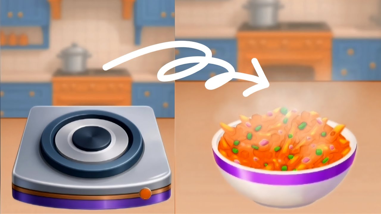 [ Mini Kitchen Set Cooking Game ] MAKING DELICIOUS PASTA 