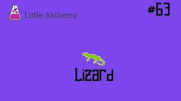 How to make Lizard in Little Alchemy
